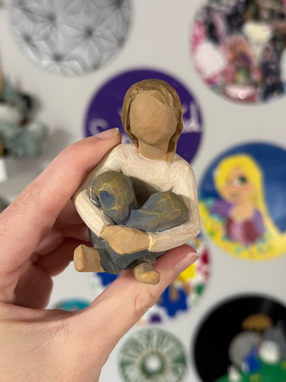 willow tree sitting girl figurine